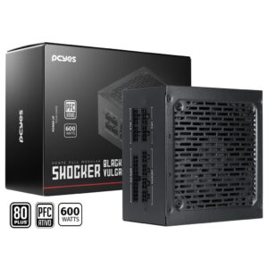 Fonte Gamer Pcyes Shocker Full Modular 600w 80 Plus White