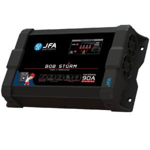Fonte Jfa Bob Storm 90A Bivolt Carregadora e Bateria Para Caixa Bob
