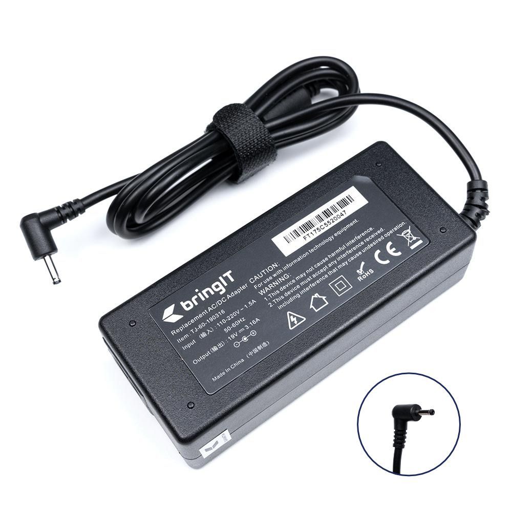 Fonte para Notebook compatível com Samsung Essentials 19V 3.16A 60W
