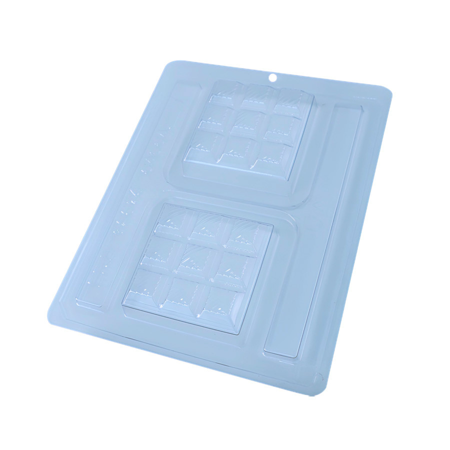 Forma de Acetato Especial Tablete Quadrado Ref.10614 1 unidade Bwb