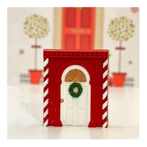 Forma de Acetato Forma Especial Tablete Porta De Natal