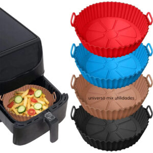Forma de Silicone 1 2 3 de 19×19 Para Fritadeira e Forno Air Fryer