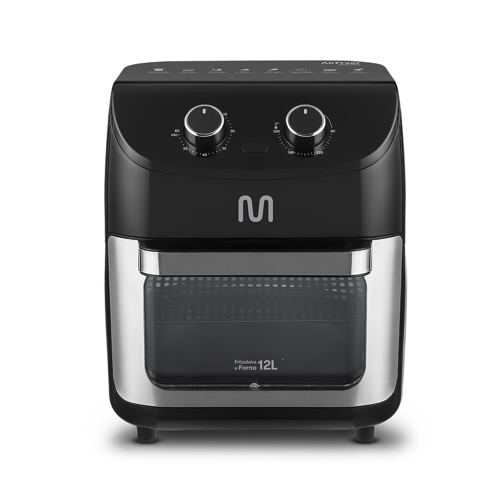 Forno Elétrico Air Fryer 12L Preto Multi