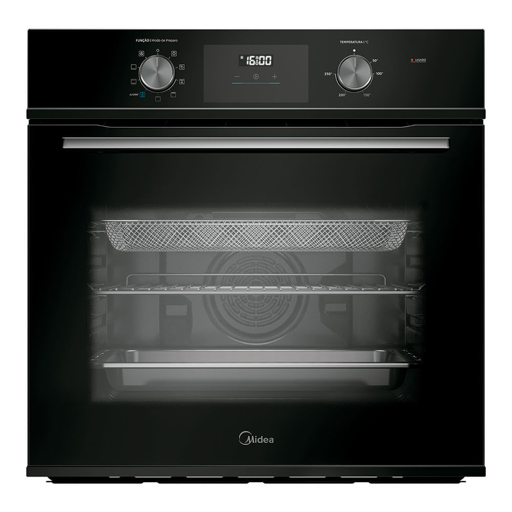 Forno Elétrico de Embutir 80L Digital com Air fryer Midea — Cozinha e Utensílios