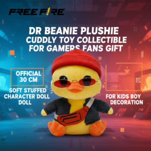 Free Fire Dr Beanie Pelúcia Fofa Brinquedo Colecionável Para Gamers