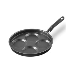 Frigideira 4 Ovos Antiaderente Pro-Flon 1,3 L Ebony cor Preto Brinox