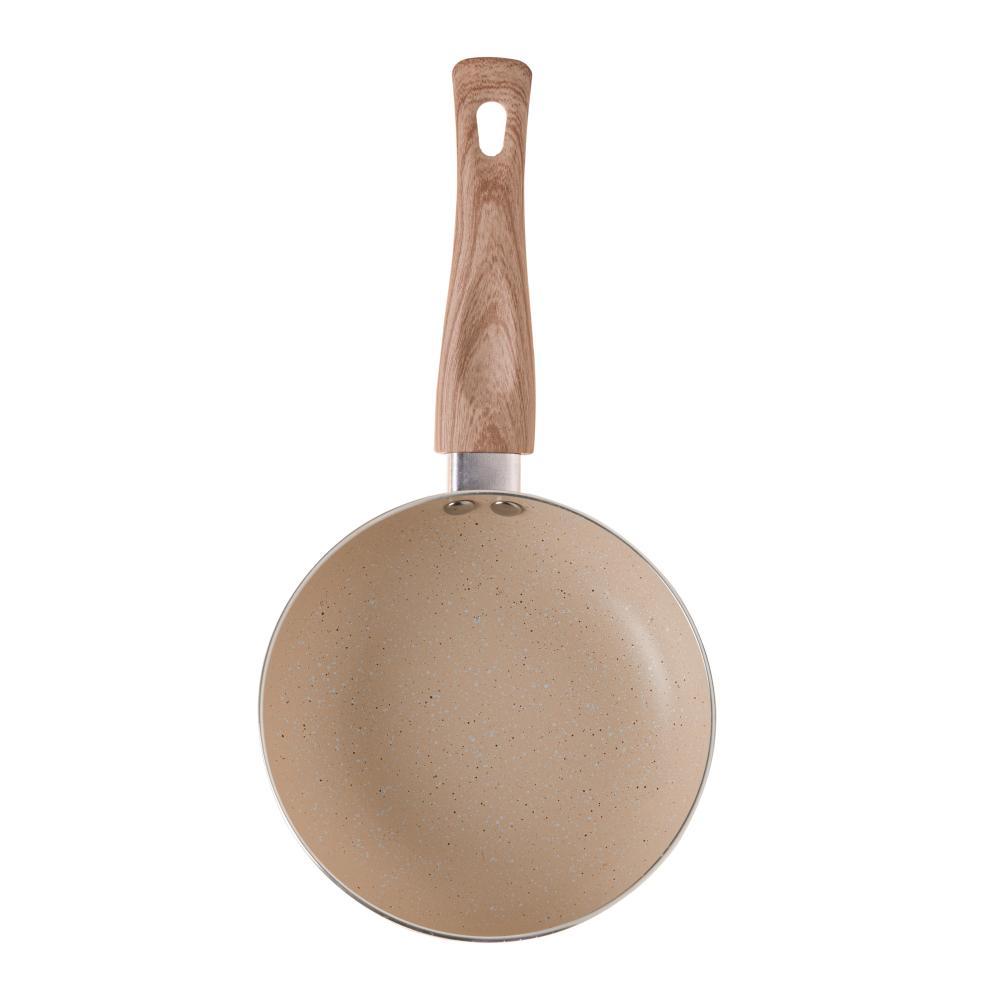 Frigideira Alumínio Antiaderente Granito Chef Bege 16cm — Cozinha e Utensílios