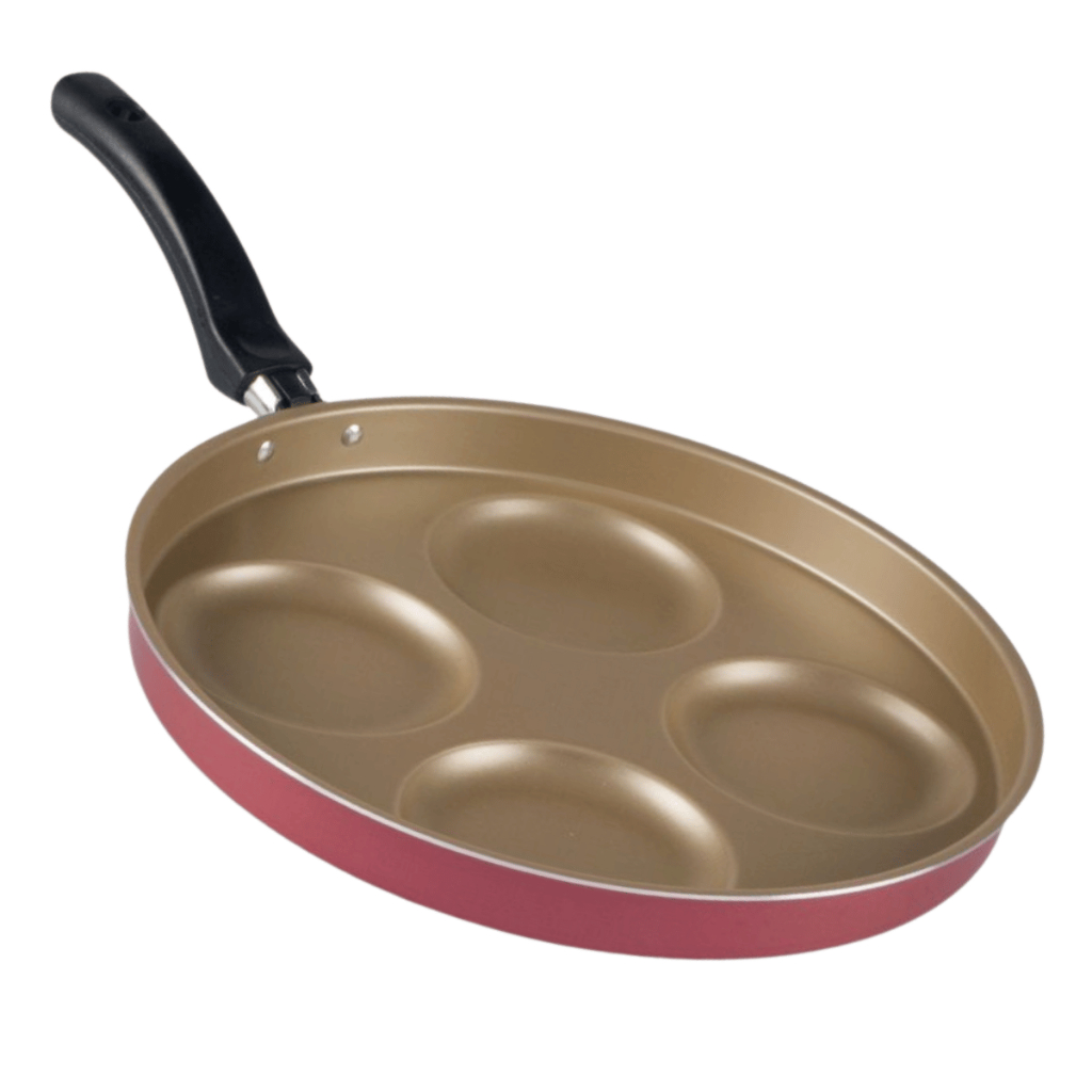 Frigideira Antiaderente 4 Ovos Cereja Nacional — Cozinha e Utensílios