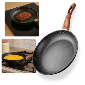 Frigideira Cerâmica para Fogão de Indução Cooktop Fogão A Gás Cozinha