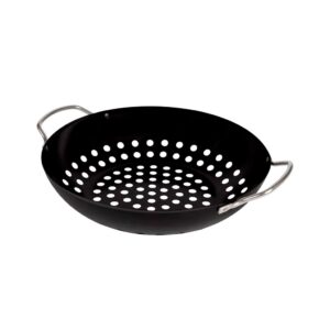 Frigideira Furada Para Grelhar Wok Antiaderente Mor — Cozinha e Utensílios