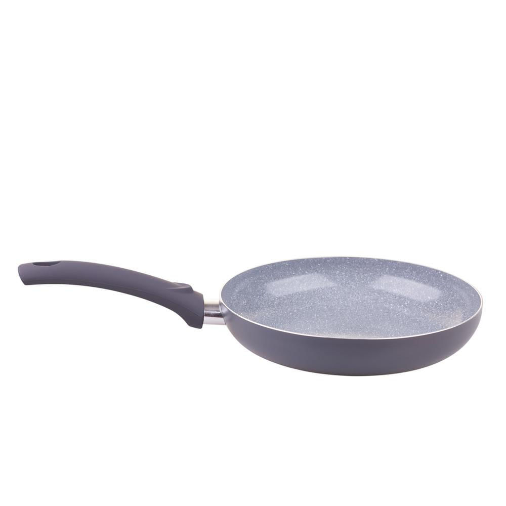 Frigideira Revestimento Cerâmica 24cm Cazza Cinza — Cozinha e Utensílios