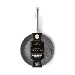 Frigideira Wok Teflon Granito Stone-flon Antiaderente Alumínio
