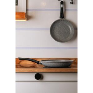 Frigideira Wolff de Alumínio e Cerâmica Granilite Cinza 24cm