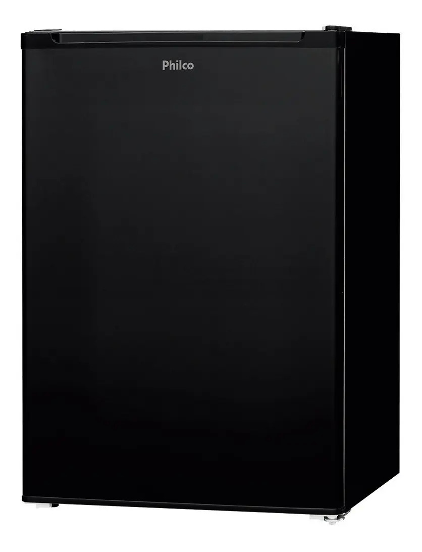 Frigobar Philco 68L Preto Compacto com Compressor 5 Níveis PFG85P — Eletrodomésticos