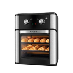 Fritadeira Air Fryer Forno Oven Mondial 2000W Preto 12L 110V