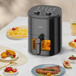 Fritadeira Air Fryer Gaabor 4.2L Analógica, com visor transparente