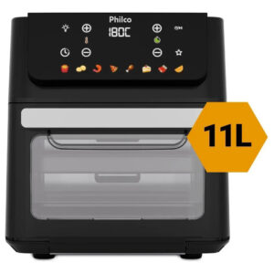 Fritadeira Air Fryer Oven 11 Litros 1800w 8 Funções Philco PAF11B