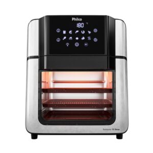 Fritadeira Air Fryer Philco Oven PAF15A 2000W, 15 Litros, Preto Inox