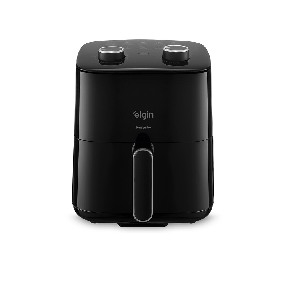 Fritadeira Air Fryer Pratica Fry 3,7 Litros 1.400W Preta Cuba