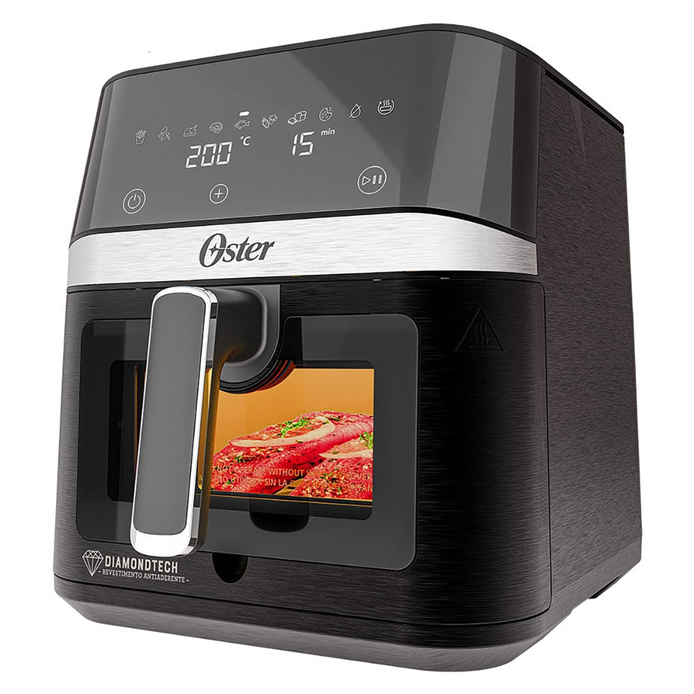 Fritadeira Digital Air Fryer Oster 6L com Visor Transparente — Cozinha e Utensílios