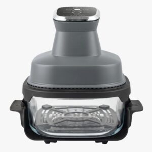 Fritadeira Elétrica 4L com Cesto de Vidro 1500W Air Fryer Travessa de