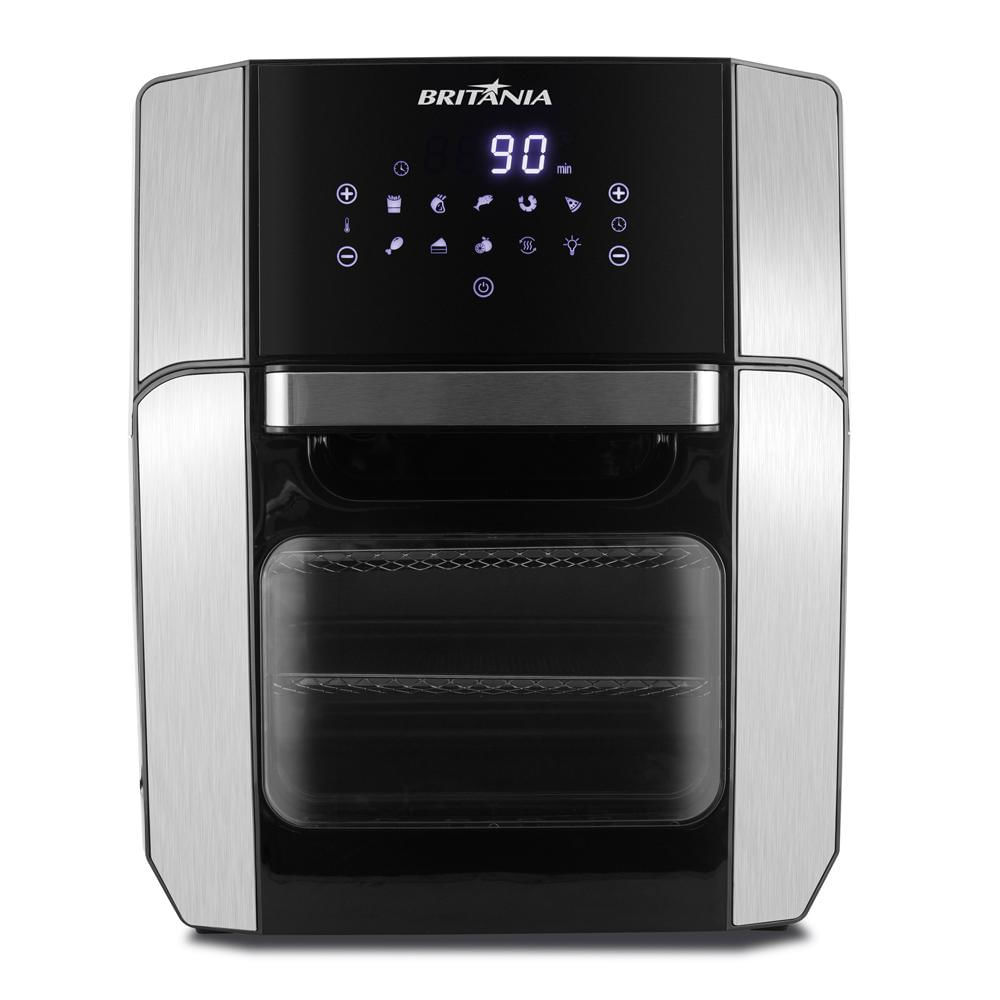 Fritadeira Elétrica Air Fryer 12L Britânia Oven BFR2100P Preta 127V — Cozinha e Utensílios