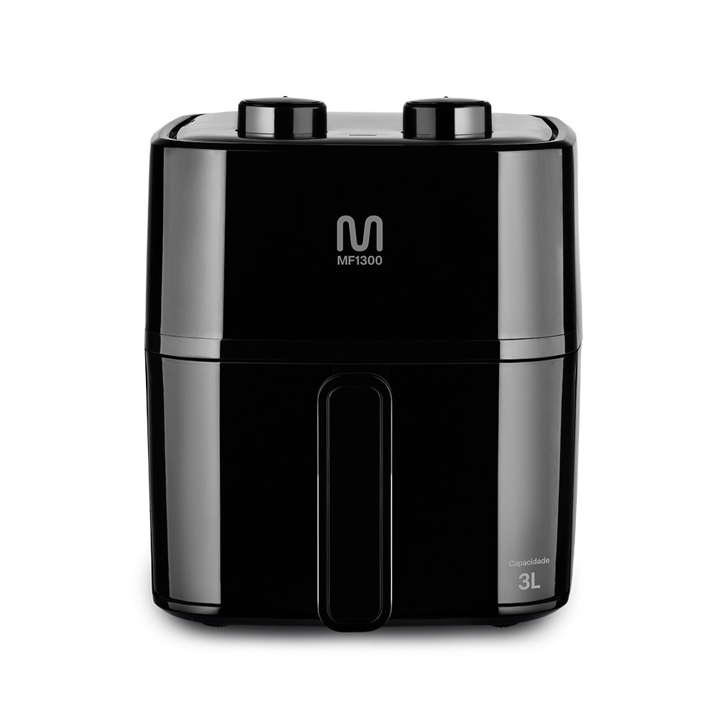 Fritadeira Elétrica Air Fryer 3L 1200W 127V Preta Multi — Eletroportáteis