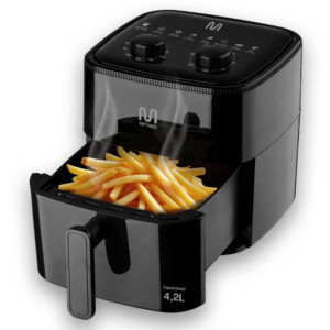 Fritadeira Elétrica Air Fryer 4,2L 1350W 220v Preta Multi