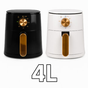 Fritadeira Elétrica Air Fryer 4l Branca preta 110 220v