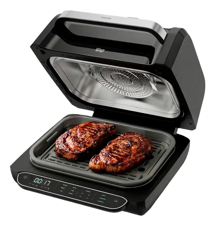 Fritadeira Elétrica Air Fryer 8 em 1 Wap Barbecue Heat Digital Wc