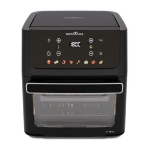 Fritadeira Elétrica Air Fryer Britânia BAF11A 11L 8 Funções 1800W