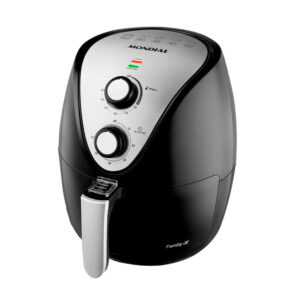 Fritadeira Elétrica Air Fryer Mondial Family 3,5L Preta 220V