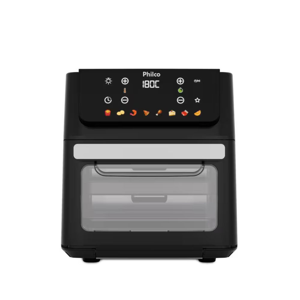 Fritadeira Elétrica Air Fryer Oven PAF11B Visor Removível Preta Philco — Cozinha e Utensílios