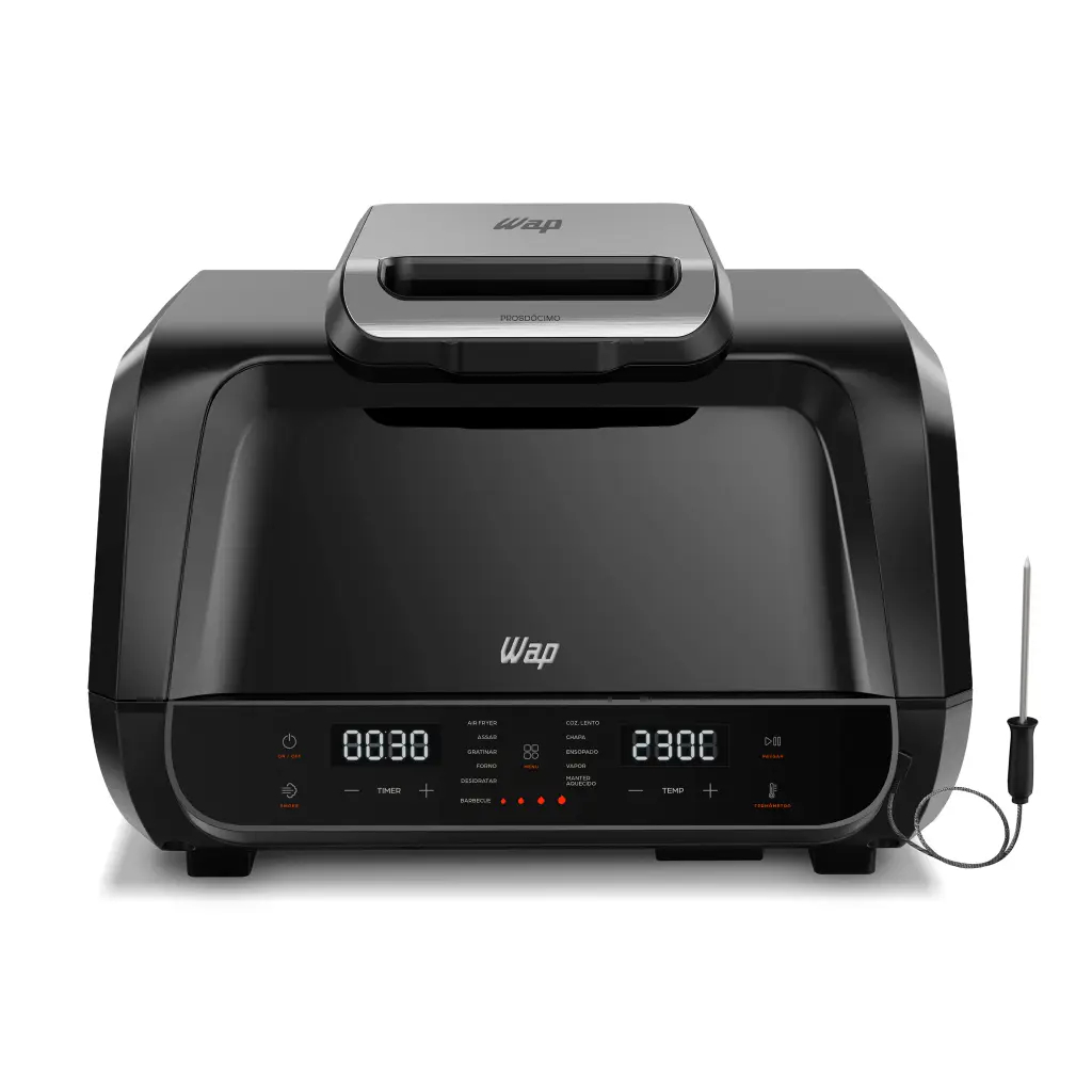 Fritadeira Elétrica Air Fryer Wap Barbecue Ab1090 Smoker E Função — Cozinha e Utensílios