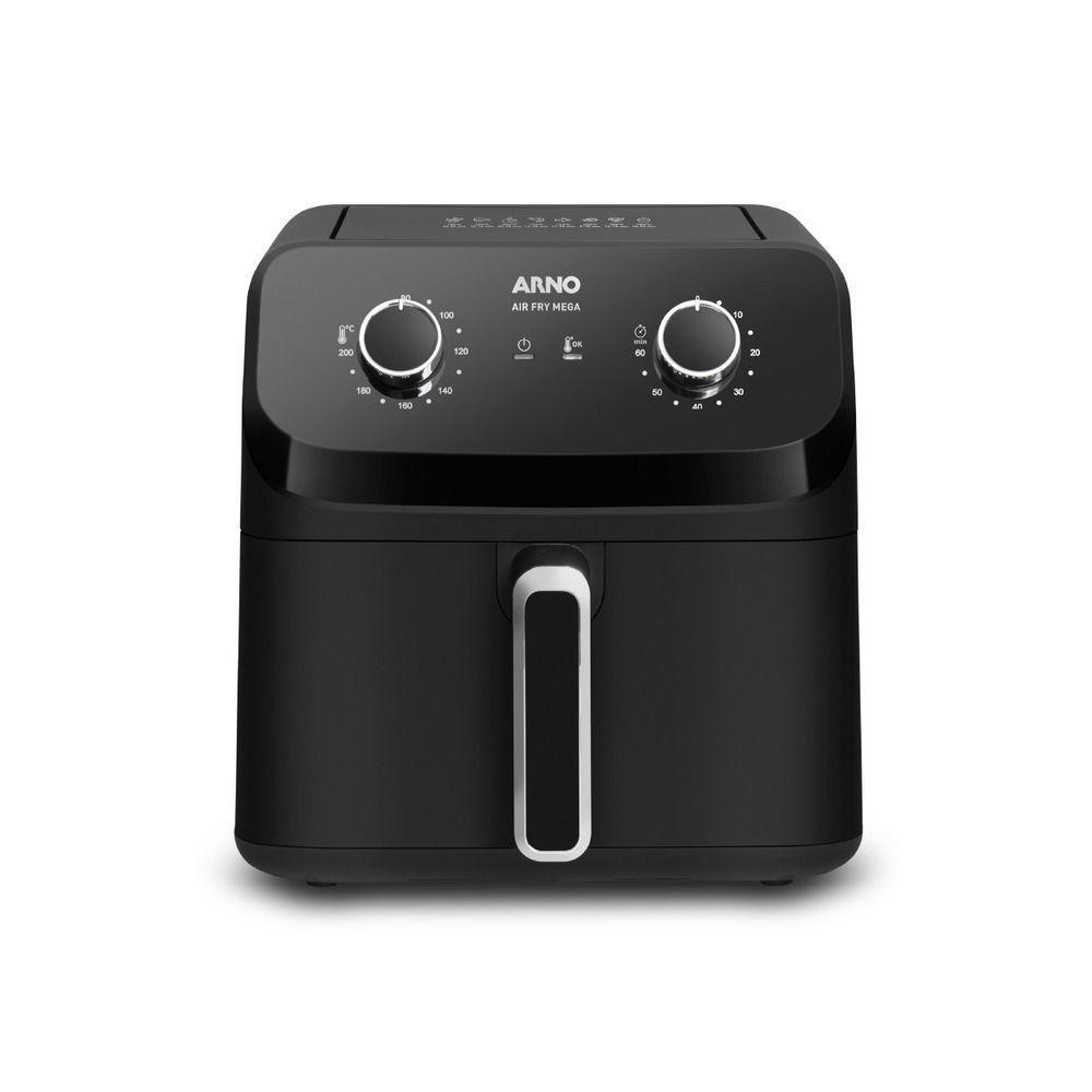 Fritadeira Eletrica Arno 7,5L Air Fryer Mega AFM7 Preta 127V — Cozinha e Utensílios
