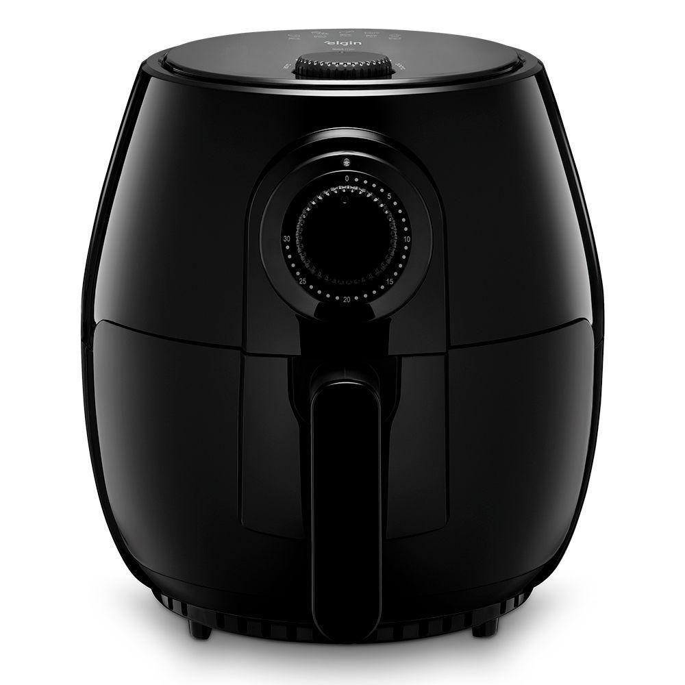Fritadeira Elétrica Elgin Quick Fryer 4 Litros Preta 1350W 220V — Eletroportáteis