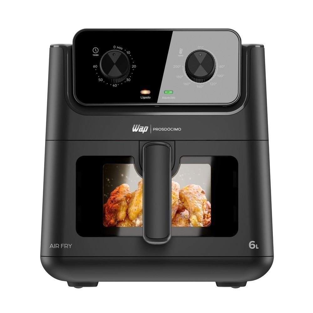 Fritadeira elétrica sem óleo air fryer 6L Prosdócimo Wap — Eletroportáteis