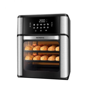 Fritadeira Elétrica Sem Óleo Air Fryer Oven 2 em 1 Mondial 12L Digital
