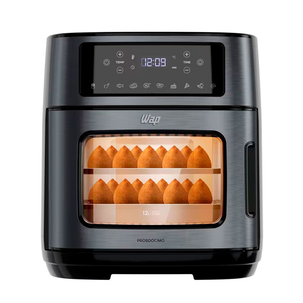 Fritadeira Elétrica Sem Óleo Air Fryer Wap Oven WAOD2 Antiaderente 12