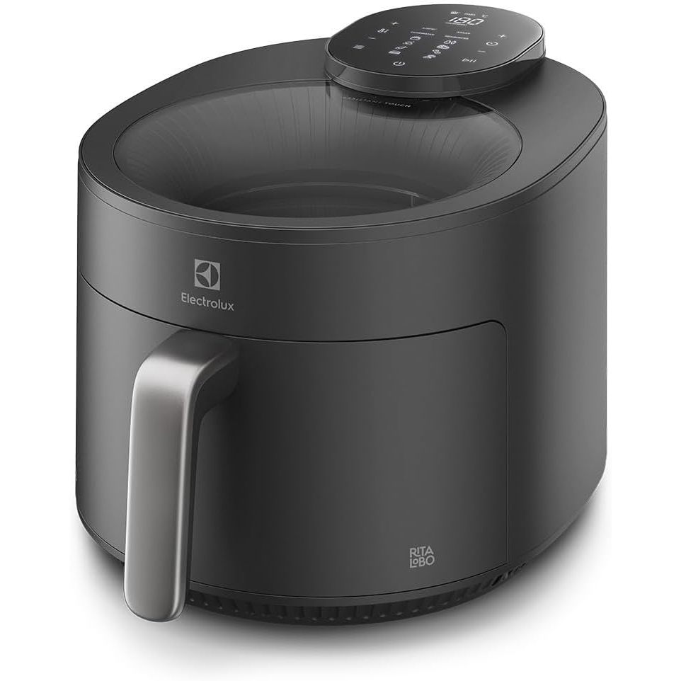 Fritadeira Elétrica sem oleo com visor 360 Air fryer 5.1L digital — Cozinha e Utensílios