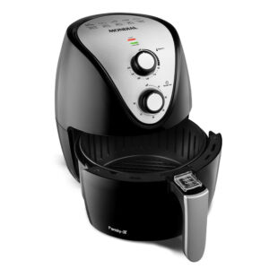Fritadeira Sem Óleo Air Fryer 3,5L Mondial Preto e Inox 1500W I