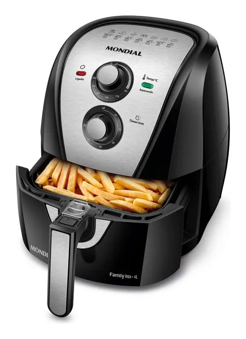 Fritadeira Sem Óleo Air Fryer 4L, Mondial, 1500W — Eletroportáteis