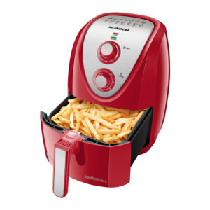 Fritadeira Sem Óleo Air Fryer 5L Mondial Vermelho e Inox 1900W