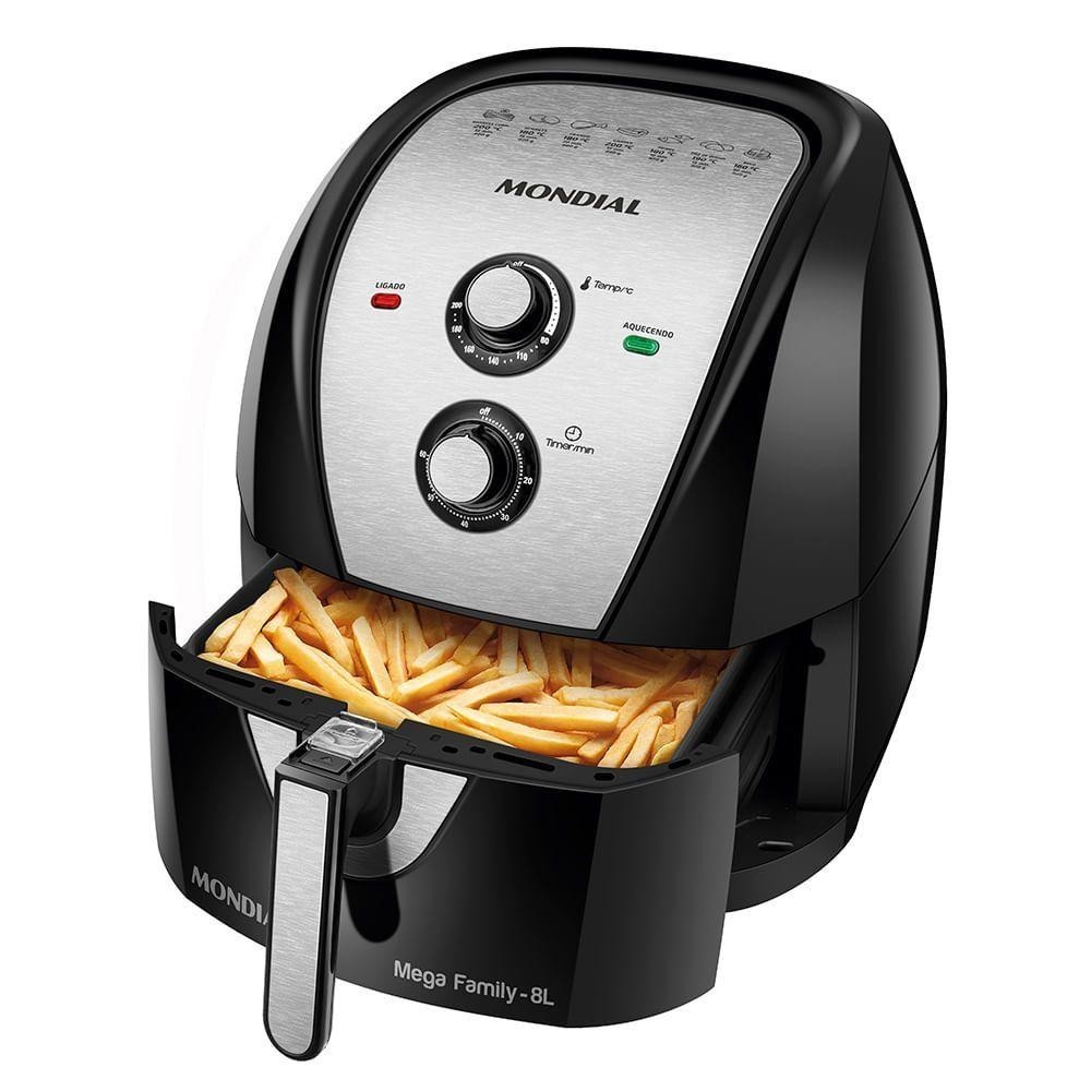 Fritadeira Sem Óleo Air Fryer 8L Afn-80-Bi Mondial Bi 220V — Cozinha e Utensílios