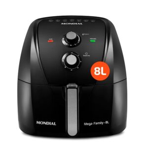 Fritadeira Sem Óleo Air Fryer 8L Mondial Preto