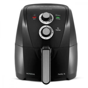Fritadeira Sem Óleo Air Fryer Mondial 4L 1500W Preto-220V