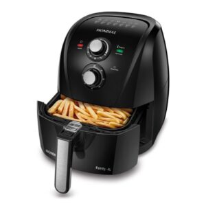 Fritadeira Sem Óleo Air Fryer Mondial Preta