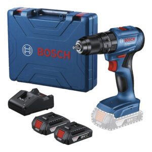 Furadeira de Impacto Parafusadeira Bosch Gsb 185 Li Maleta 2 Baterias