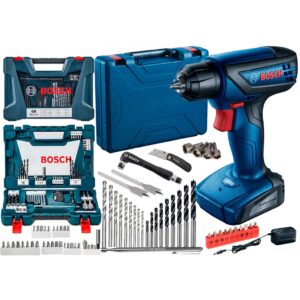 Furadeira E Parafusadeira 12v 1 4” Gsr1000 Profissional Bosch Kit