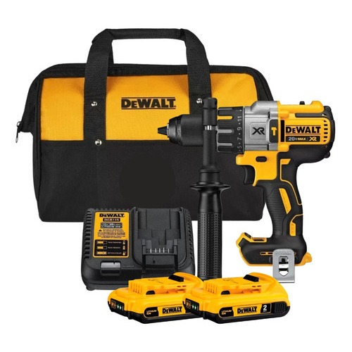 Furadeira e Parafusadeira de Impacto Dewalt 20V Com 2 Baterias XR